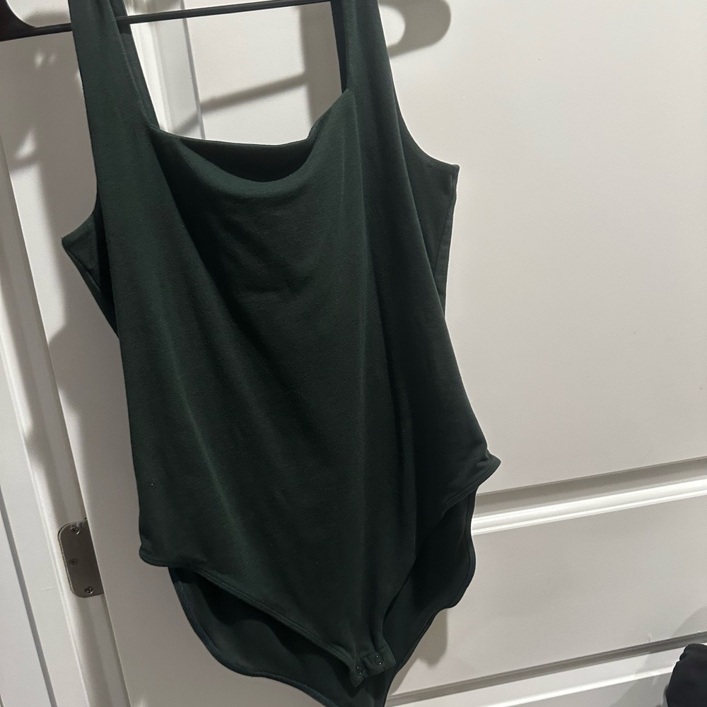 Like New Dark Green Old Navy Tank Body Suit